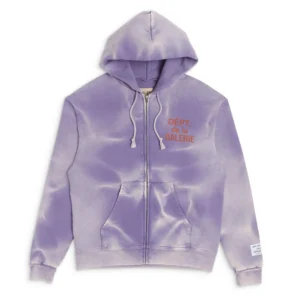 GALLERY DEPT FRENCH ZIP HOODIE PURPLE